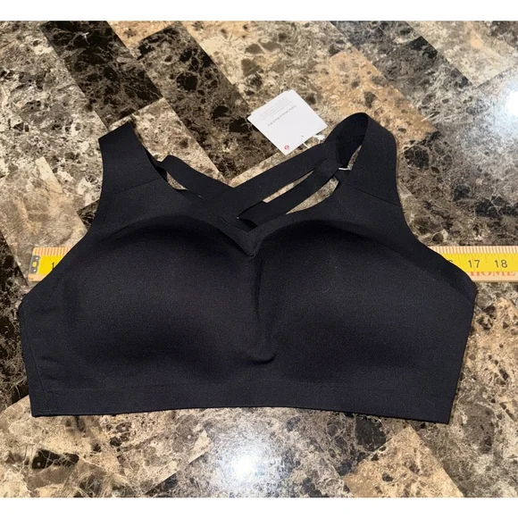 LULULEMON ENLITE WEAVE-BACK BRA BLACK COLOR NWT SIZE 38D